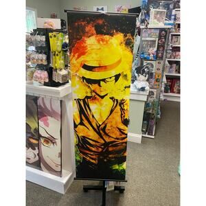 One Piece Monkey D. Luffy Wall Scroll Tapestry Print On Synthetic Canvas